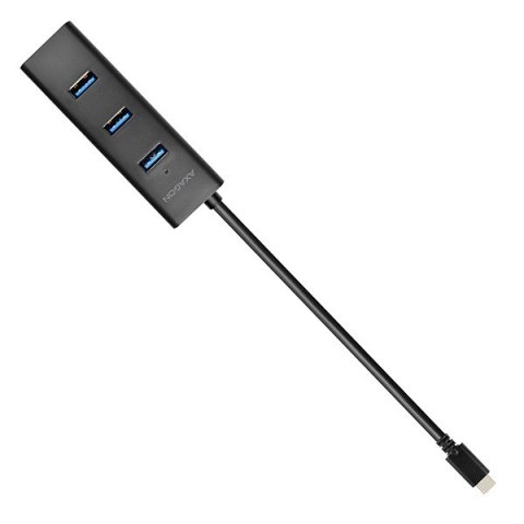 HUE-S2C Hub 4-portowy USB 3.2 Gen 1 charging hub, 40cm USB-C kabel, microUSB dodatkowe zasilanie HUE-S2C Hub 4-portowy USB 3.2 Gen 1 charging hub, 40cm USB-C kabel, microUSB dodatkowe zasilanie