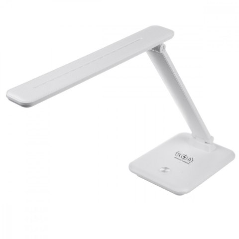 Lampka biurkowa LED 9w z ładowarką Qi MCE616W Lampka biurkowa LED 9w z ładowarką Qi MCE616W