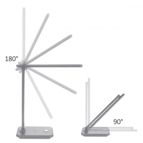 Lampka biurkowa LED 9w z ładowarką Qi MCE616W Lampka biurkowa LED 9w z ładowarką Qi MCE616W