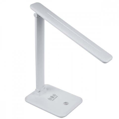 Lampka biurkowa LED 9w z ładowarką Qi MCE616W Lampka biurkowa LED 9w z ładowarką Qi MCE616W