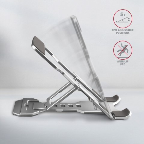 STND-M Podstawka do telefonów i tabletów aluminiowa 4-10,5", 5 regulowanych kątów nachylenia STND-M Podstawka do telefonów i tabletów aluminiowa 4-10,5", 5 regulowanych kątów nachylenia