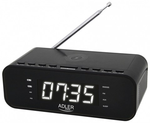 Radiobudzik AD 1192B czarny Radiobudzik AD 1192B czarny