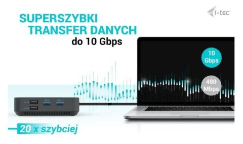 Stacja dokująca USB-C HDMI Dual DP Docking Station Power Delivery 100 W + i-tec Universal Charger 100 W Stacja dokująca USB-C HDMI Dual DP Docking Station Power Delivery 100 W + i-tec Universal Charger 100 W
