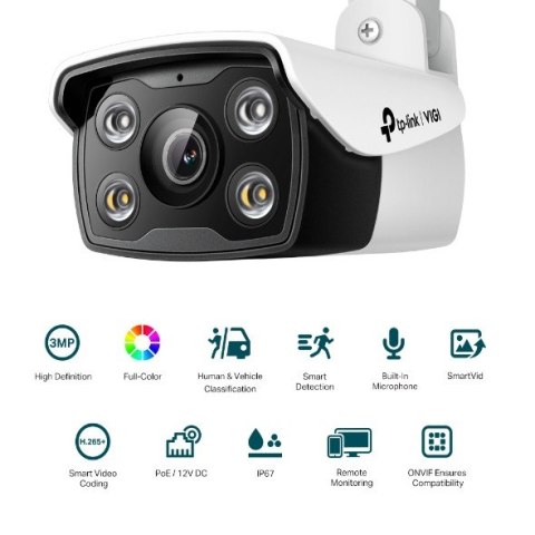 Kamera IP VIGI C330(4mm) 3MP zewnętrzna Kamera IP VIGI C330(4mm) 3MP zewnętrzna