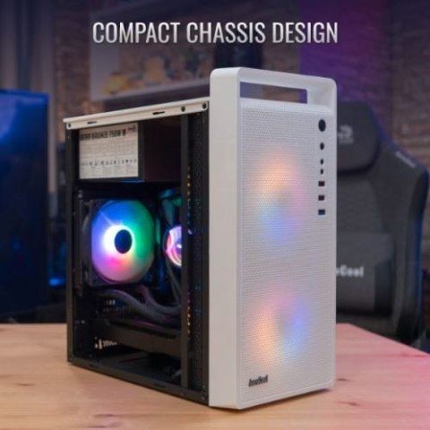 Obudowa CS-109 RGB USB 3.0 Mini Tower biała Obudowa CS-109 RGB USB 3.0 Mini Tower biała