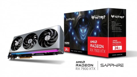 Karta graficzna Radeon RX 7900 XTX Nitro+ 24GB GDDR6 384bit 2DP/2HDMI Karta graficzna Radeon RX 7900 XTX Nitro+ 24GB GDDR6 384bit 2DP/2HDMI