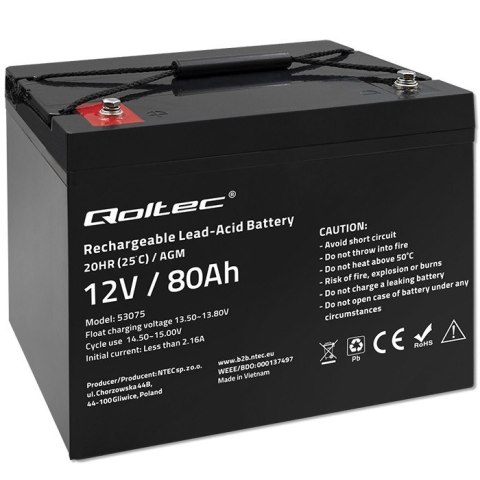 Akumulator AGM | 12V | 80Ah Akumulator AGM | 12V | 80Ah