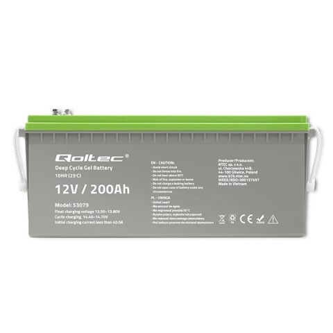 Akumulator żelowy Deep Cycle | 12V | 200Ah Akumulator żelowy Deep Cycle | 12V | 200Ah
