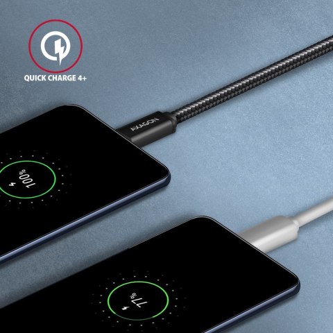 BUCM3-CM30AB Kabel USB-C - USB-C, 3.0m, PD 60W, 3A, ALU, oplot, czarny BUCM3-CM30AB Kabel USB-C - USB-C, 3.0m, PD 60W, 3A, ALU, oplot, czarny