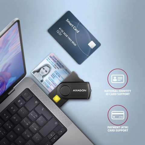 CRE-SMP2A Czytnik kart identyfikacyjnych & SD/microSD/SIM card PocketReader USB CRE-SMP2A Czytnik kart identyfikacyjnych & SD/microSD/SIM card PocketReader USB