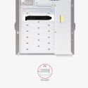 RHD-P25 Ramka metalowa do montażu 2x 2.5" HDD w pozycji 3.5" lub pozycji PCI Czarna