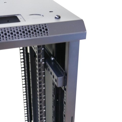 Szafa rack 27U 600x600 czarna stojąca Szafa rack 27U 600x600 czarna stojąca