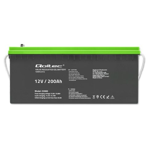 Akumulator żelowy | 12V | 200Ah | GEL Akumulator żelowy | 12V | 200Ah | GEL