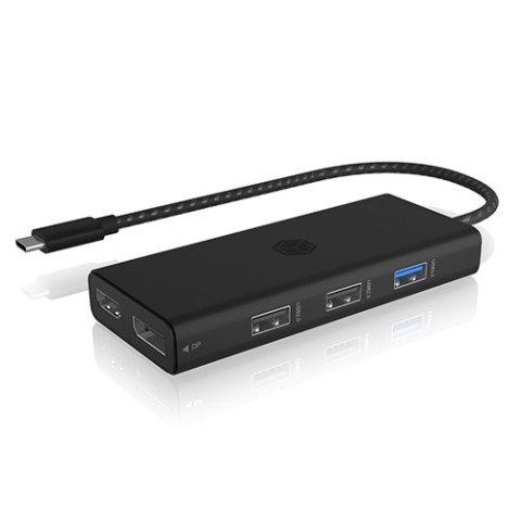 Stacja dokująca IB-DK4011-CPD 9in1,HDMI,DP,CR,TYPE-C Stacja dokująca IB-DK4011-CPD 9in1,HDMI,DP,CR,TYPE-C