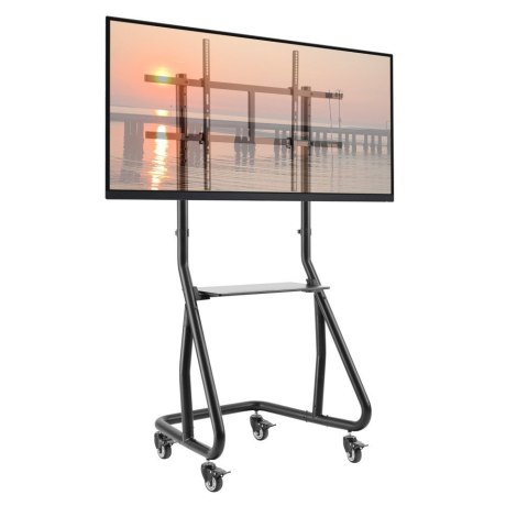 Stojak Mobilny LCD/LED 60-105 cali, 100kg, z półką Stojak Mobilny LCD/LED 60-105 cali, 100kg, z półką