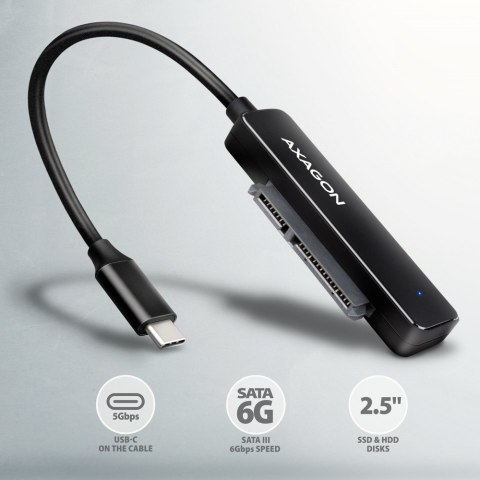 ADSA-FP2C Adapter USB-C 5Gbps SATA 6G 2.5" HDD/SSD FASTPort2 ADSA-FP2C Adapter USB-C 5Gbps SATA 6G 2.5" HDD/SSD FASTPort2