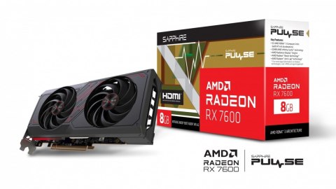 Karta graficzna Radeon RX 7600 Gaming OC 8G GDDR6 128bit 3DP/HDMI Karta graficzna Radeon RX 7600 Gaming OC 8G GDDR6 128bit 3DP/HDMI