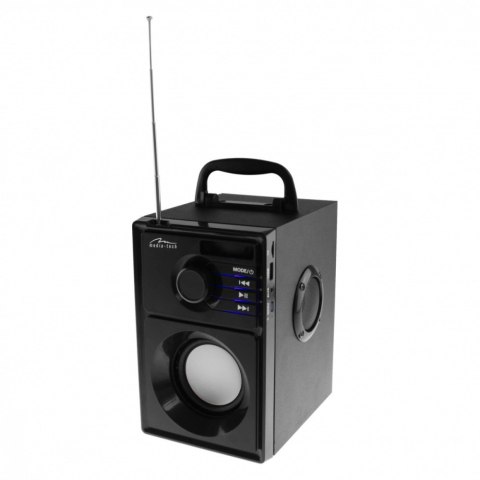 Głośnik BOOMBOX SILVER MT3179 Bluetooth 5.1+EDR/FM/MP3/MicroSD/USB/AUS/Pilot/USB-C/LED/RMS 15W/PMPO 600W Głośnik BOOMBOX SILVER MT3179 Bluetooth 5.1+EDR/FM/MP3/MicroSD/USB/AUS/Pilot/USB-C/LED/RMS 15W/PMPO 600W