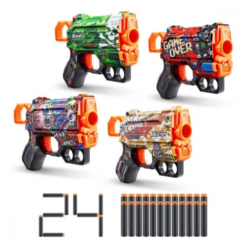 Zestaw wyrzutni Skins Menace 24 strzałki Zestaw wyrzutni Skins Menace 24 strzałki