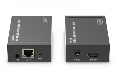 Przedłużacz/Extender HDMI 1080p 60Hz 120m po skrętce Cat.6/6A/7/8 HDCP 1.3 IR, zestaw Przedłużacz/Extender HDMI 1080p 60Hz 120m po skrętce Cat.6/6A/7/8 HDCP 1.3 IR, zestaw
