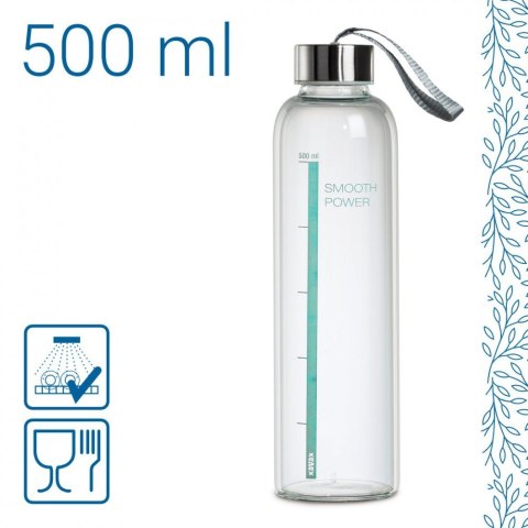 Szklana butelka Hama 500 ml TO GO Szklana butelka Hama 500 ml TO GO