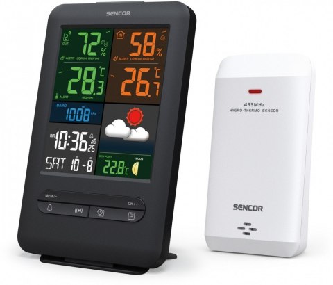 Stacja pogody SWS 7300 wys LCD kolor 13,8 cm Stacja pogody SWS 7300 wys LCD kolor 13,8 cm