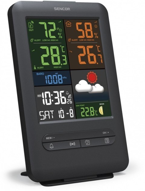 Stacja pogody SWS 7300 wys LCD kolor 13,8 cm Stacja pogody SWS 7300 wys LCD kolor 13,8 cm
