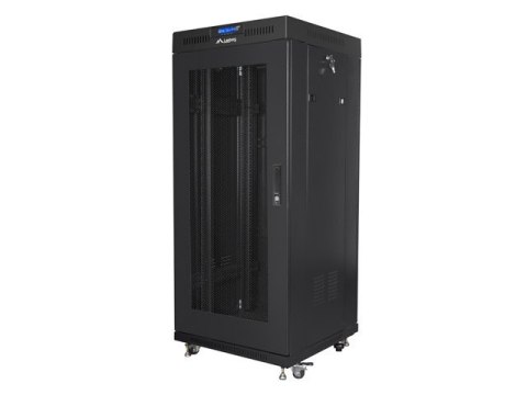 Szafa stojąca rack 19 27U 600x600 mm, czarna Szafa stojąca rack 19 27U 600x600 mm, czarna