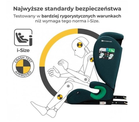 Fotelik samochodowy JUNIOR FIX 2 i-Size 100-150 cm HARBOR BLUE Fotelik samochodowy JUNIOR FIX 2 i-Size 100-150 cm HARBOR BLUE