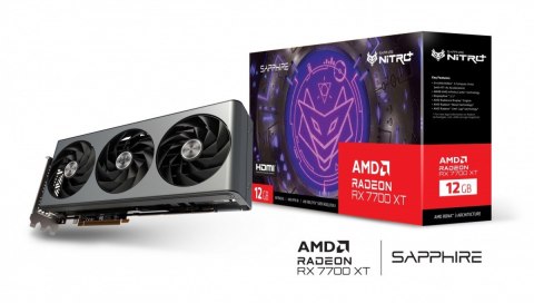 Karta graficzna Radeon RX 7700 XT NITRO+GAMING OC 12GB GDDR6 192bit 2DP Karta graficzna Radeon RX 7700 XT NITRO+GAMING OC 12GB GDDR6 192bit 2DP