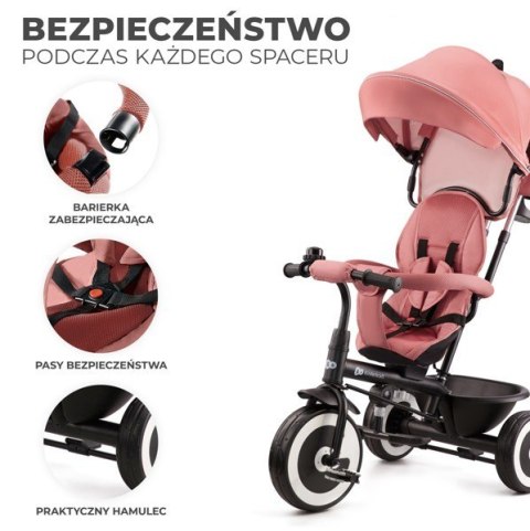 Rowerek trójkołowy ASTON ROSE PINK Rowerek trójkołowy ASTON ROSE PINK