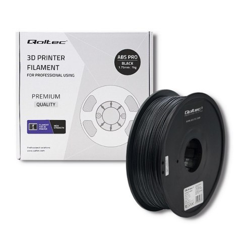 Profesjonalny filament do druku 3D | ABS PRO | 1.75mm | 1kg | Czarny Profesjonalny filament do druku 3D | ABS PRO | 1.75mm | 1kg | Czarny
