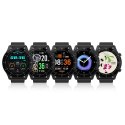 Smartband Genua z funkcję dzwonienia Bluetooth MT870 pomiar ciśnienia krwi, pulsu, natlenienia i innych parametrów