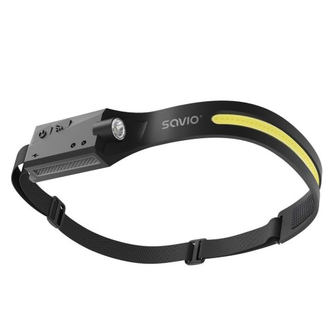 Latarka czołowa LED z czujnikiem ruchu, USB-C, 350 lm, zasięg 80m, FL-02 Latarka czołowa LED z czujnikiem ruchu, USB-C, 350 lm, zasięg 80m, FL-02