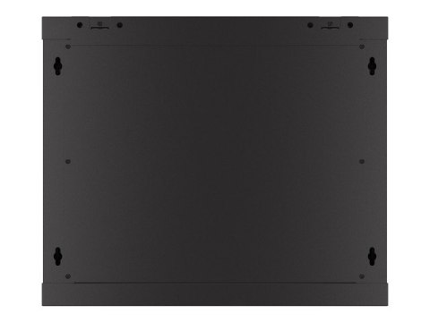 Szafa wisząca 19 cali 9U 600x450 drzwi perforowane (flat pack) czarna Szafa wisząca 19 cali 9U 600x450 drzwi perforowane (flat pack) czarna