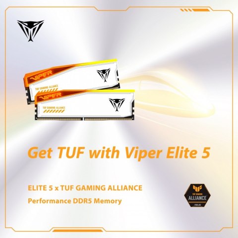 Pamięć DDR5 Viper Elite 5 RGB TUF 32GB/6600 (2x16GB) CL34 Pamięć DDR5 Viper Elite 5 RGB TUF 32GB/6600 (2x16GB) CL34