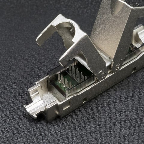 Wtyk RJ45 beznarzędziowy STP | CAT6 | JACK PIN | T568B | T568A Wtyk RJ45 beznarzędziowy STP | CAT6 | JACK PIN | T568B | T568A
