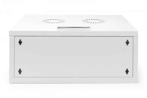 Szafa sieciowa wisząca 19" 4U, SOHO 241 x 540 x 400 mm, nośność 60kg, drzwi szyba, niezłożona, Szara Szafa sieciowa wisząca 19" 4U, SOHO 241 x 540 x 400 mm, nośność 60kg, drzwi szyba, niezłożona, Szara