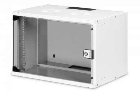 Szafa sieciowa wisząca 19" 7U, SOHO PRO 370 x 540 x 400 mm, nośność 60kg, drzwi szyba, niezłożona Szara Szafa sieciowa wisząca 19" 7U, SOHO PRO 370 x 540 x 400 mm, nośność 60kg, drzwi szyba, niezłożona Szara