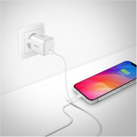 Ładowarka sieciowa USB C 35W 3A Power delivery 3.0 QC 3.0 Biała Ładowarka sieciowa USB C 35W 3A Power delivery 3.0 QC 3.0 Biała