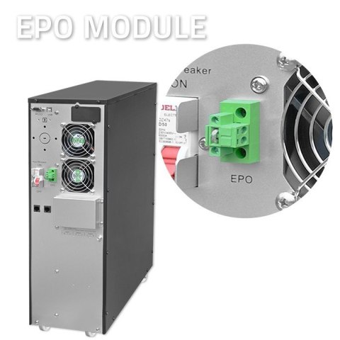 Zasilacz awaryjny UPS 6kVA | 6000W | Power Factor 1.0 | LCD | EPO| USB | On line Zasilacz awaryjny UPS 6kVA | 6000W | Power Factor 1.0 | LCD | EPO| USB | On line