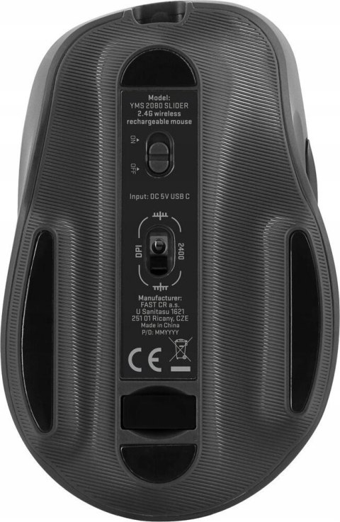 Mysz bezprzewodowa 2,4Ghz akumulator 6 przycisków 2400DPI Mysz bezprzewodowa 2,4Ghz akumulator 6 przycisków 2400DPI