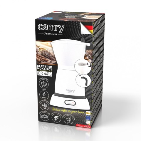 Kawiarka elektryczna Moka CR 4415W biała Kawiarka elektryczna Moka CR 4415W biała