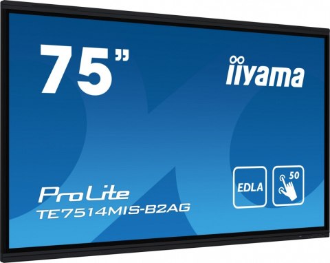 Monitor interaktywny 75 cali TE7514MIS-B2, INFRARED,50pkt,VA,4K,7H,WiFi,MIC,USB ANDROID 13, Google EDLA Monitor interaktywny 75 cali TE7514MIS-B2, INFRARED,50pkt,VA,4K,7H,WiFi,MIC,USB ANDROID 13, Google EDLA