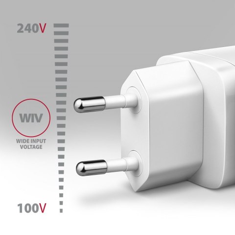 ACU-PD30W Ładowarka sieciowa PD 30W, 1x port USB-C, PD3.0/QC3.0/AFC/FCP/Apple Biała ACU-PD30W Ładowarka sieciowa PD 30W, 1x port USB-C, PD3.0/QC3.0/AFC/FCP/Apple Biała