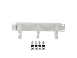 Organizer kabli 10 cali z 3 metalowymi uchwytami TYP B szary