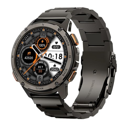 Smartwatch FW110 Titan Chronos Czarny Smartwatch FW110 Titan Chronos Czarny