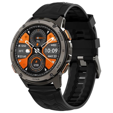 Smartwatch FW110 Titan Chronos Czarny Smartwatch FW110 Titan Chronos Czarny