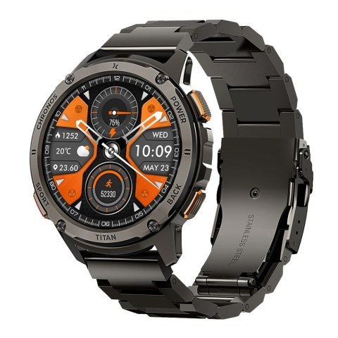 Smartwatch FW110 Titan Chronos Czarny Smartwatch FW110 Titan Chronos Czarny
