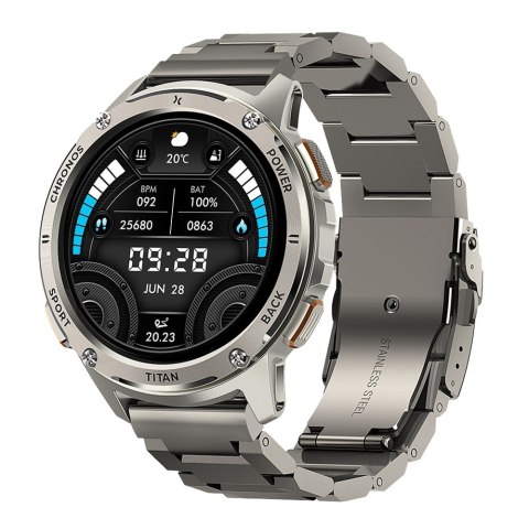 Smartwatch FW110 Titan Chronos Srebrny Smartwatch FW110 Titan Chronos Srebrny